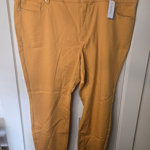 Lane Bryant Denim - Lane Bryant Mustard Skinny Jeans